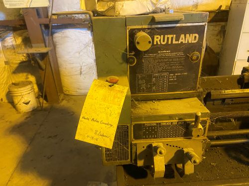 1986 Rutland Lathe - Image 6